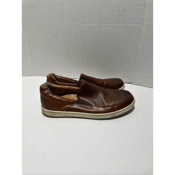 Born Aleksander Leather‎ Loafers Mens Sz 10 M H58116 Brown Slip on Shoes - Picture 4 of 9